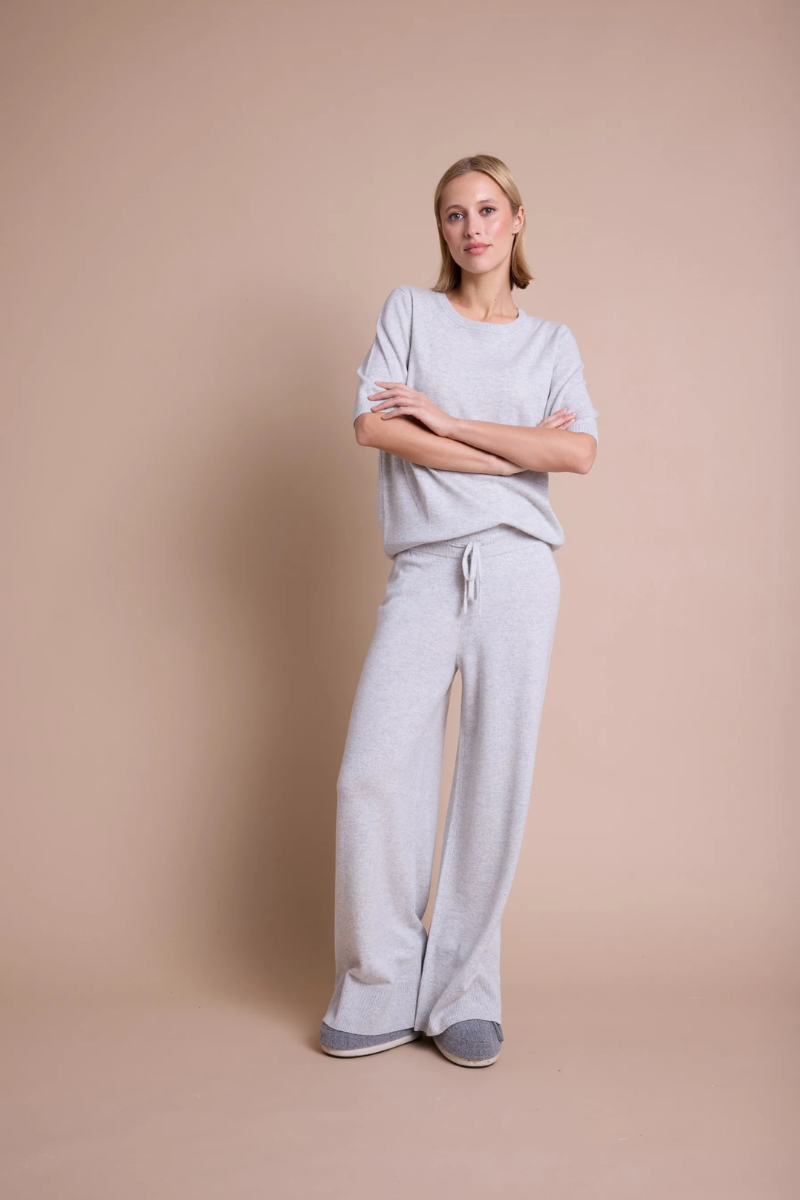 HOLMES TROUSERS GREY MELANGE