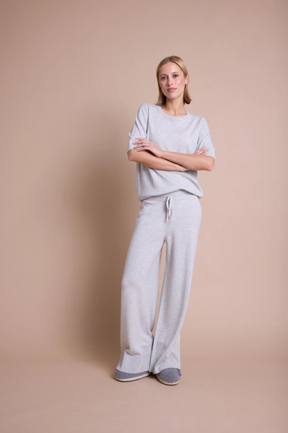 HOLMES TROUSERS GREY MELANGE