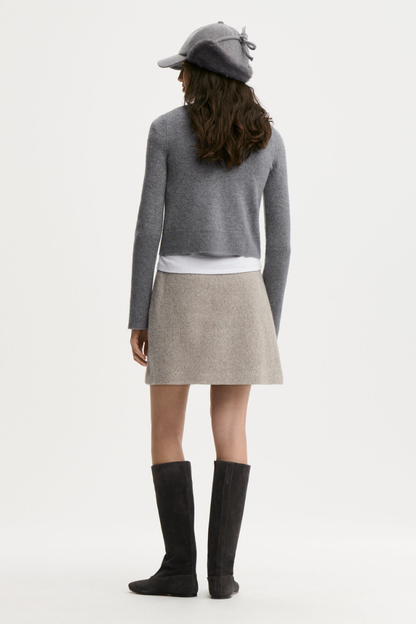 LIMA WOOL MINI SKIRT