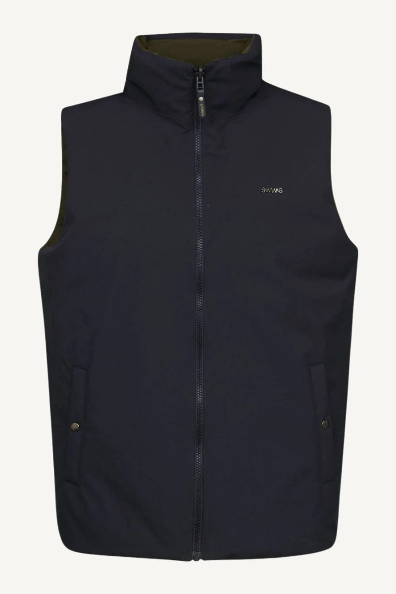 ZERMATT REVERSIBLE VEST NAVY/OLIVE