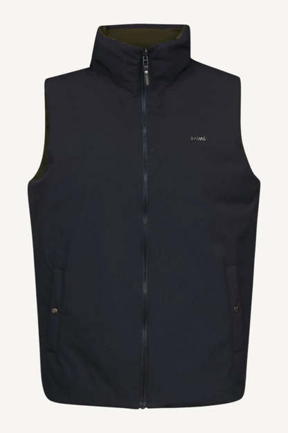 ZERMATT REVERSIBLE VEST NAVY/OLIVE