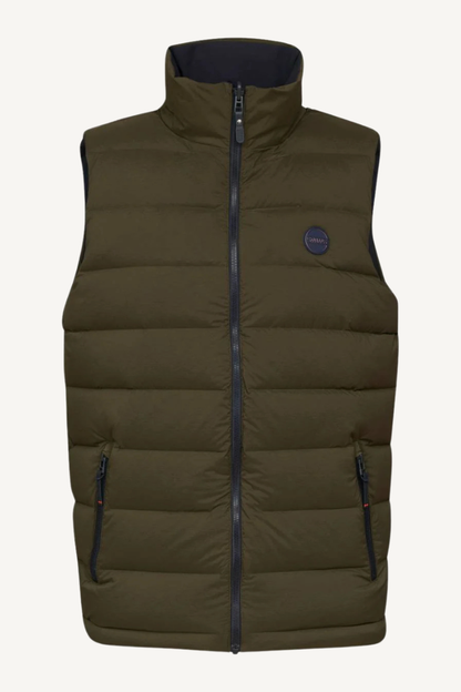 ZERMATT REVERSIBLE VEST NAVY/OLIVE