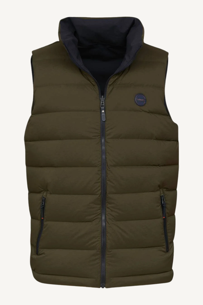 ZERMATT REVERSIBLE VEST NAVY/OLIVE