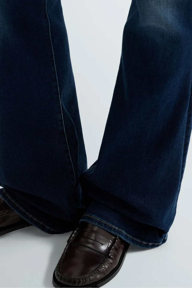 JEANS BOOTCUT FLARE FIT JOELLA DARK BLUE