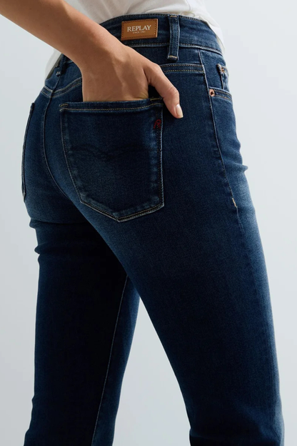 JEANS BOOTCUT FLARE FIT JOELLA DARK BLUE