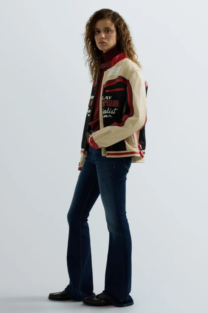 JEANS BOOTCUT FLARE FIT JOELLA DARK BLUE