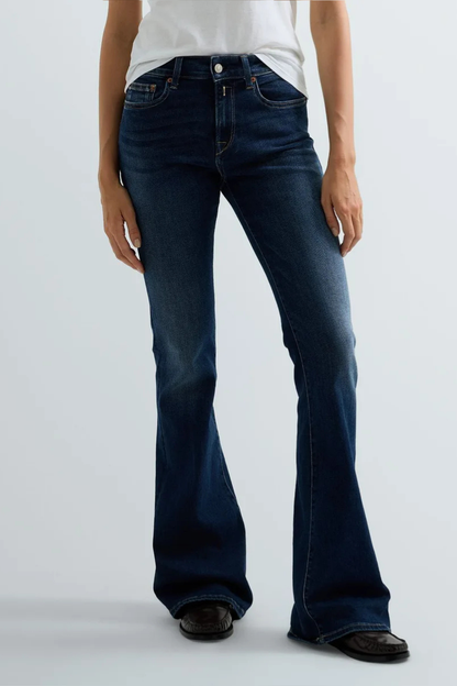 JEANS BOOTCUT FLARE FIT JOELLA DARK BLUE