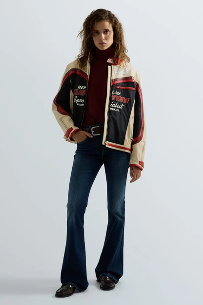 JEANS BOOTCUT FLARE FIT JOELLA DARK BLUE