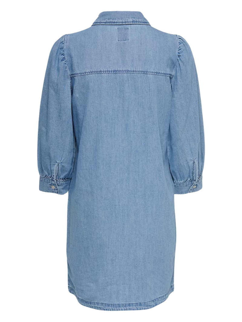 FELICA DENIM KJOLE LYS BLÅ