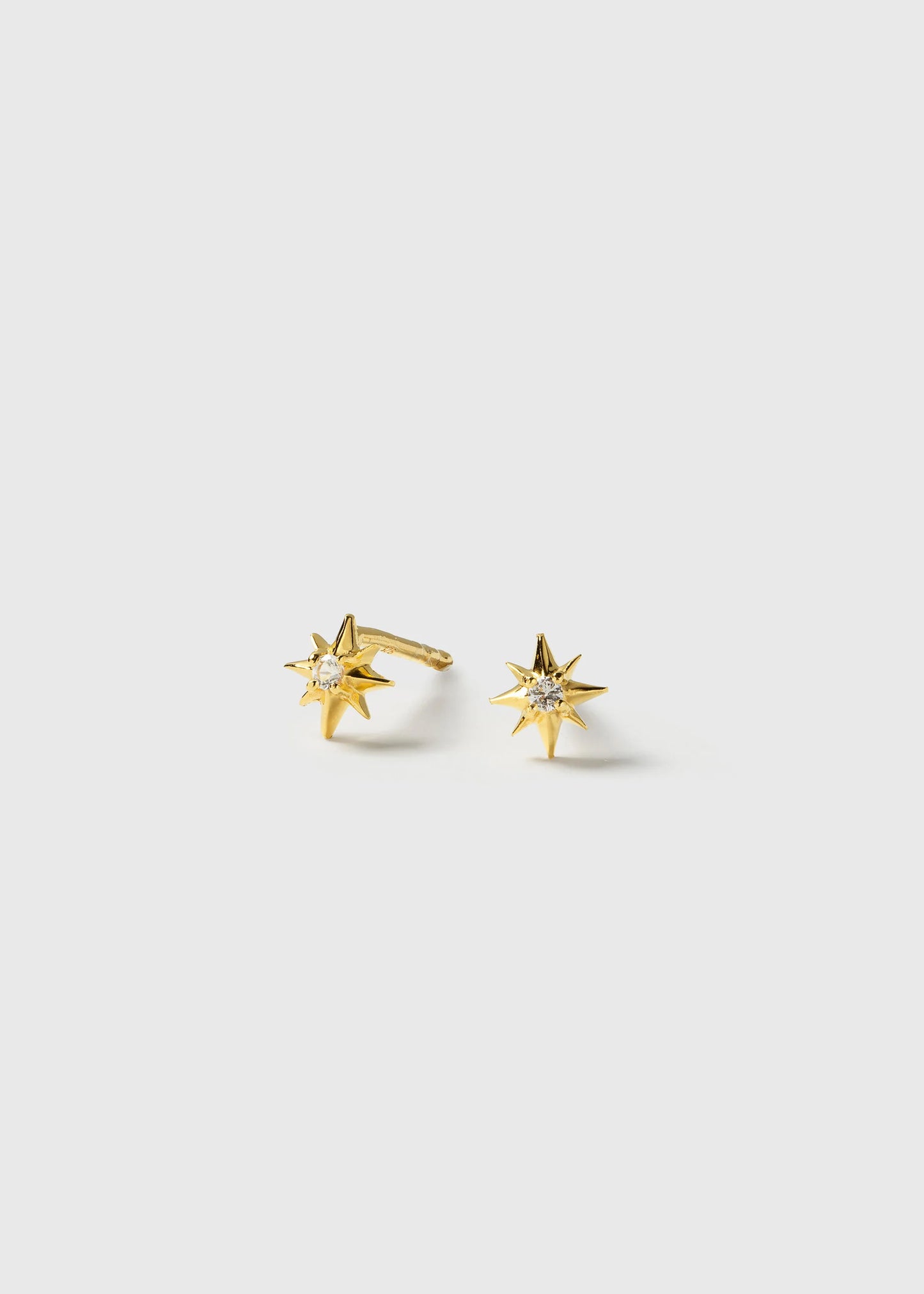 NORTH STAR STUD EARRINGS GOLD