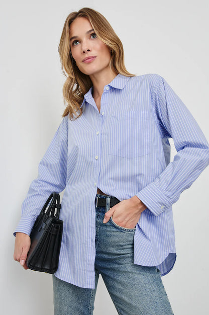 ELSA SHIRT OXFORD WHITE STRIPE