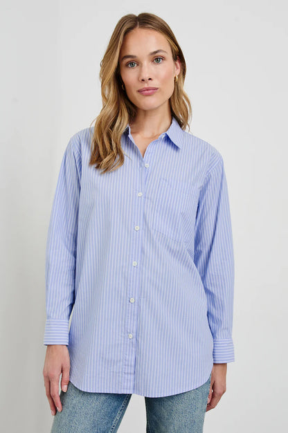 ELSA SHIRT OXFORD WHITE STRIPE