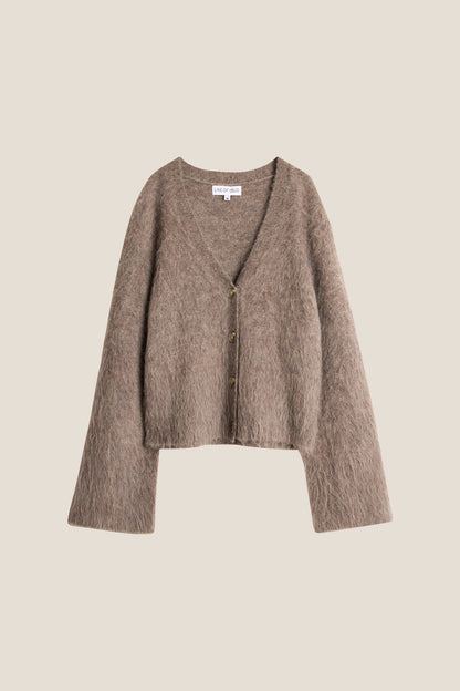 ELSA CARDIGAN BROWN