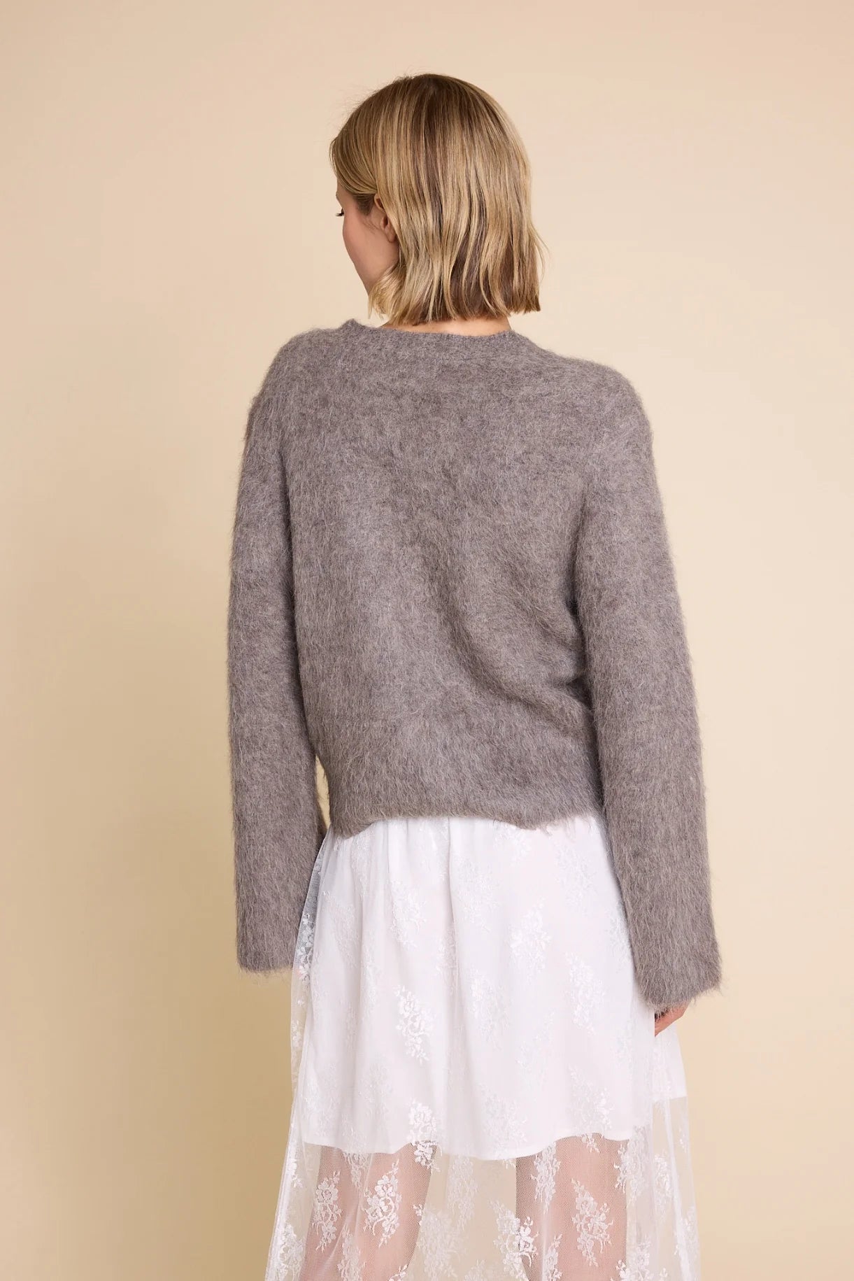 ELSA CARDIGAN BROWN