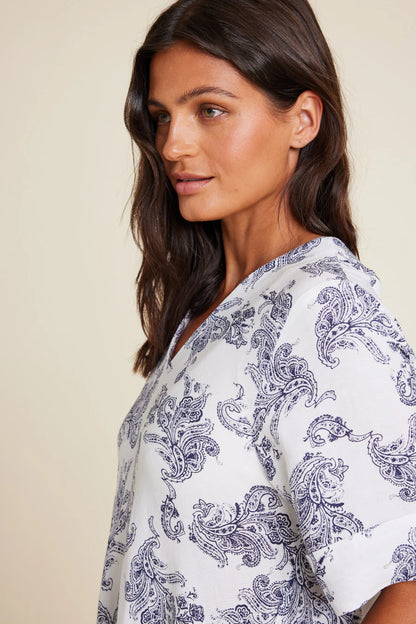 EVA PAISLEY DRESS