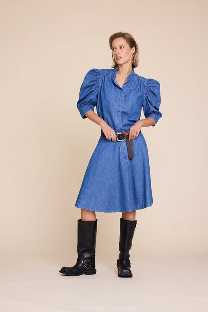FIONA DENIM BLOUSE