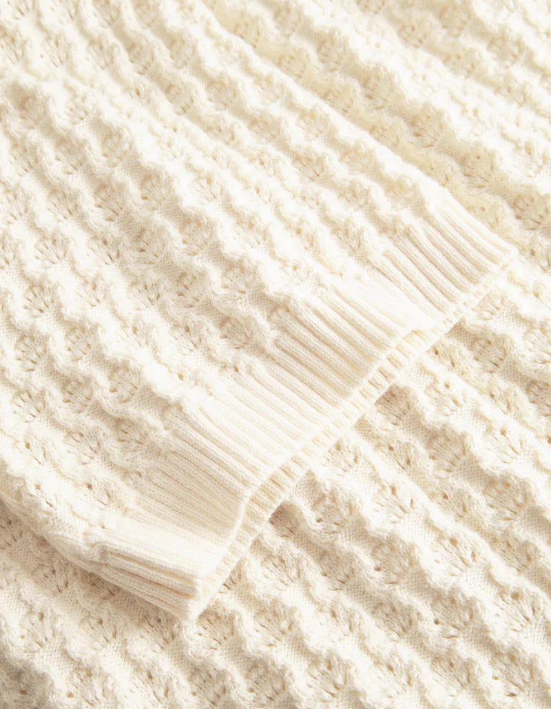 GESPERTUS SS KNIT SHIRT IVORY