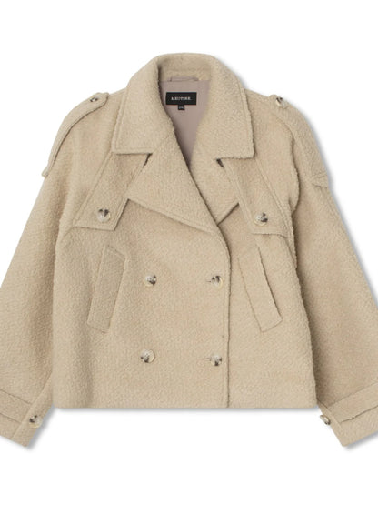 HANNI BOUCLE JACKET - CREME