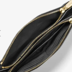 LADIES DOUBLE POUCH VESKE SORT