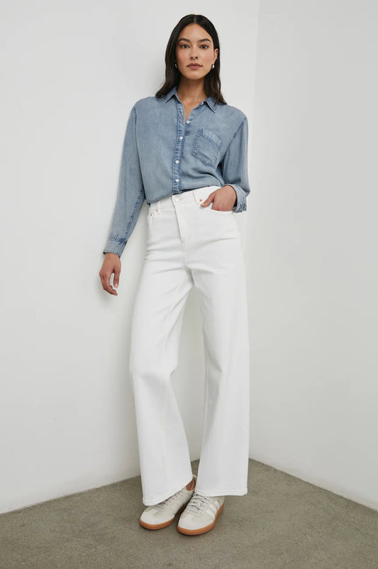 INGRID SHIRT MED VINTAGE CLOUD WASH