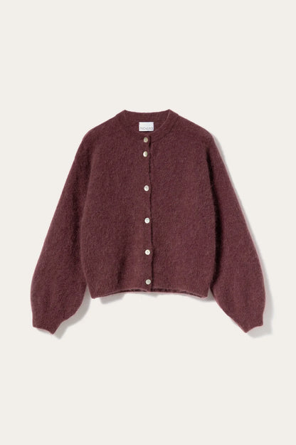 KAE KNIT CARDIGAN RUST