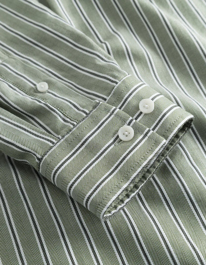 Kolton Herringbone Poplin Shirt
