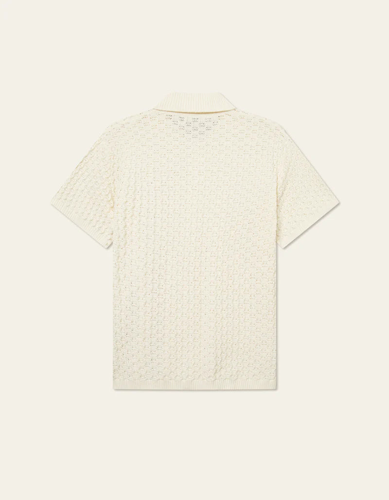GESPERTUS SS KNIT SHIRT IVORY