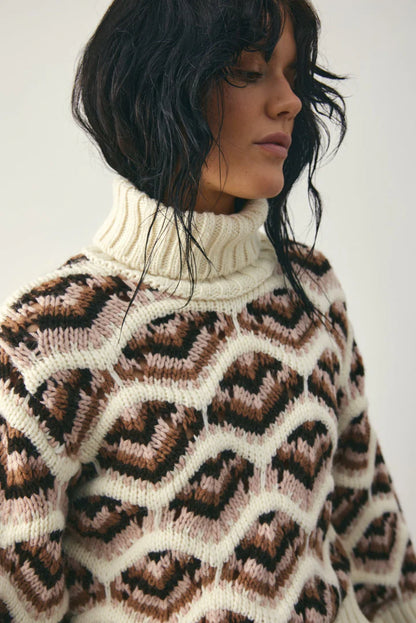 LATA KNIT IVORY MULTI