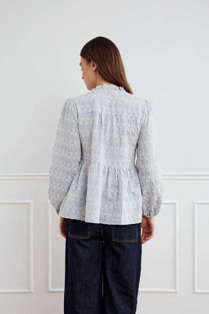 MATTI BLOUSE AIR BLUE