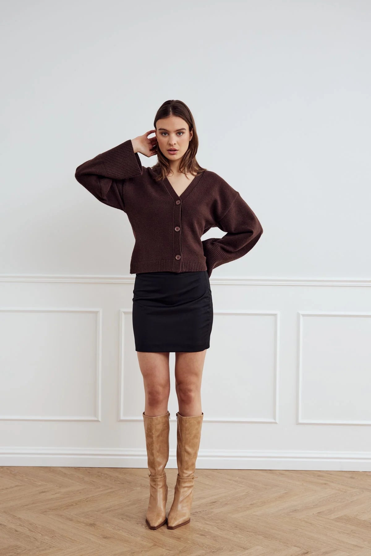 LENYX KNIT CHOKOLATE