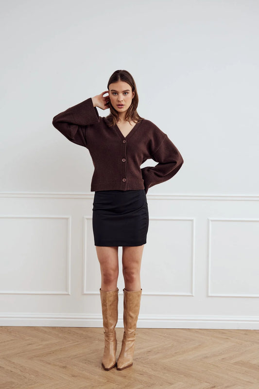 LENYX KNIT CHOKOLATE