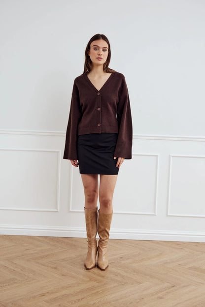 LENYX KNIT CHOKOLATE