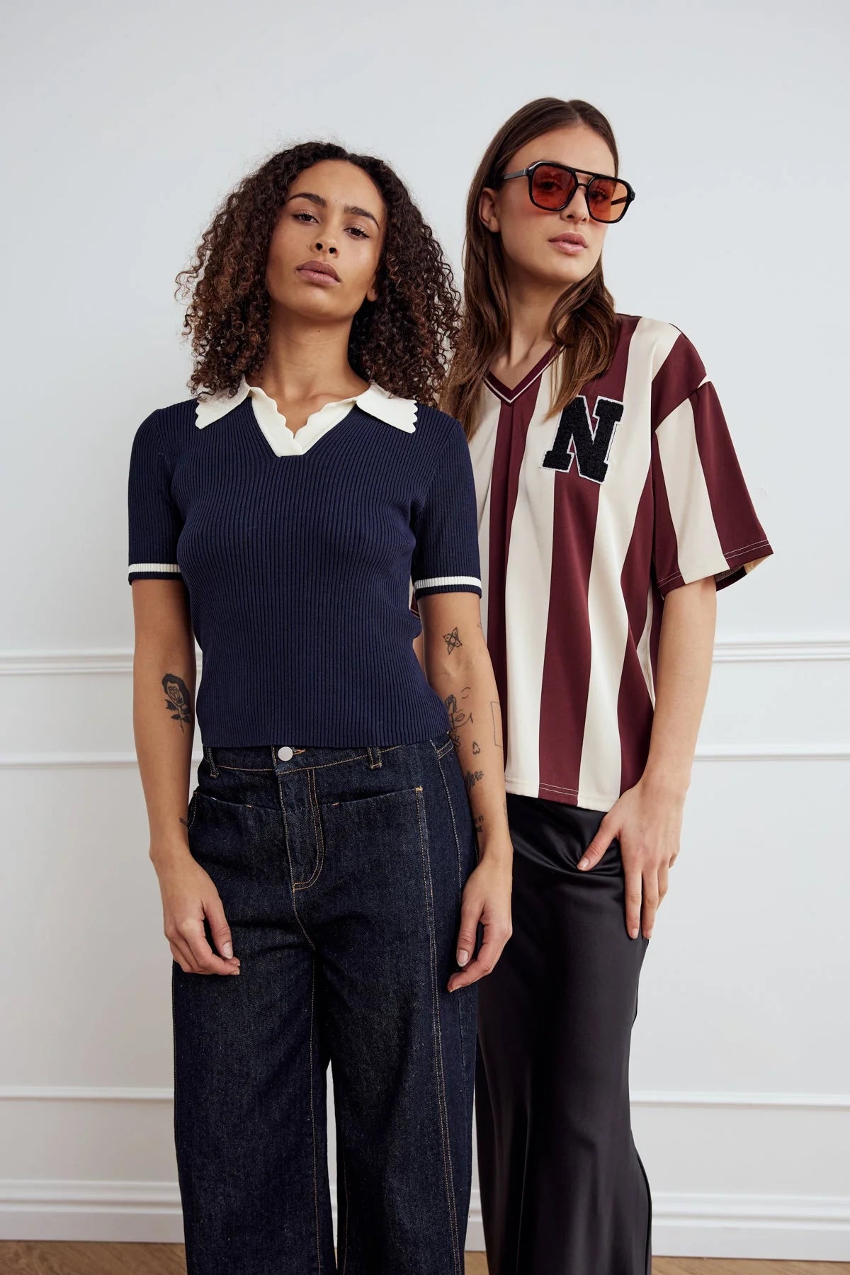 LILO POLO KNIT NAVY SUGAR COMBO