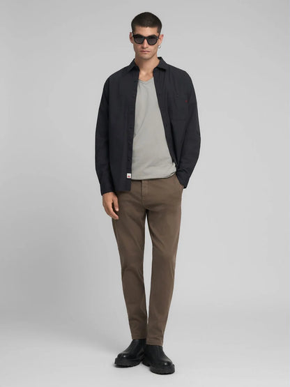 BENNI REGULAR-FIT CHINO JEANS BROWN