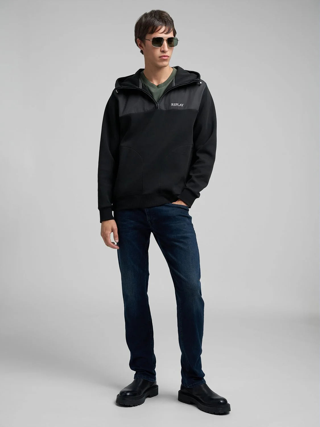 GROVER STRAIGHT-FIT JEANS DARK BLUE