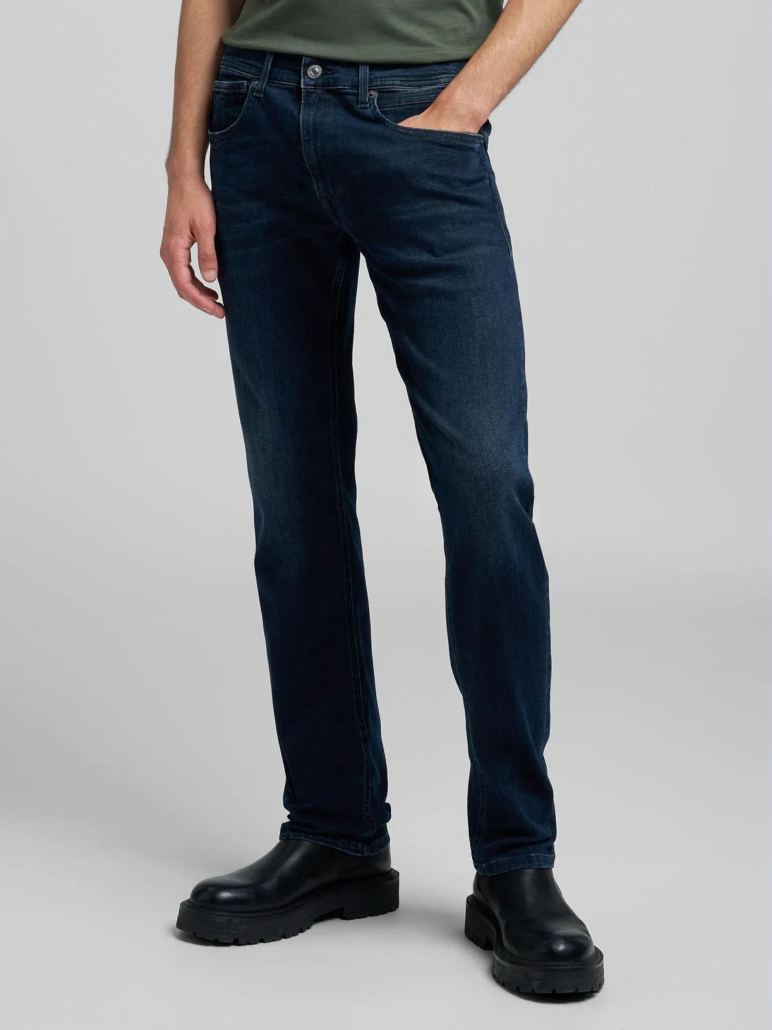 GROVER STRAIGHT-FIT JEANS DARK BLUE