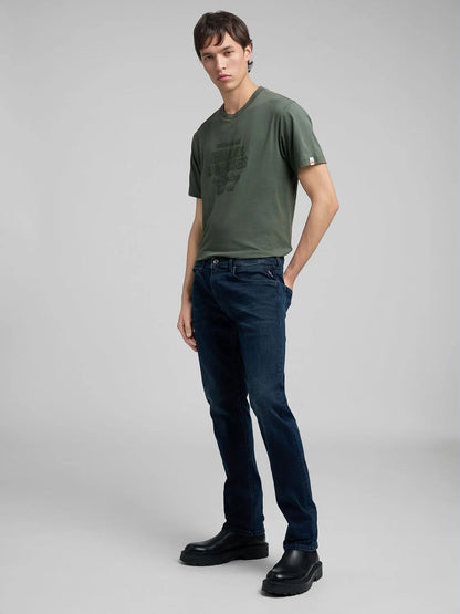 GROVER STRAIGHT-FIT JEANS DARK BLUE