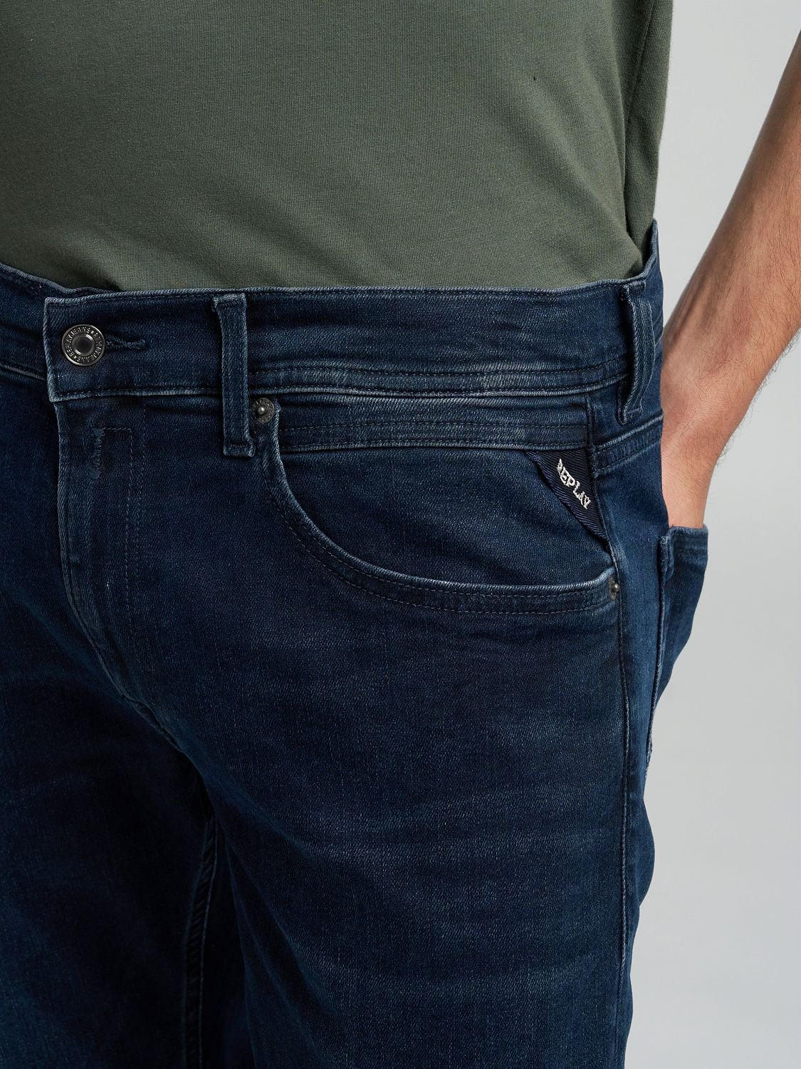 GROVER STRAIGHT-FIT JEANS DARK BLUE