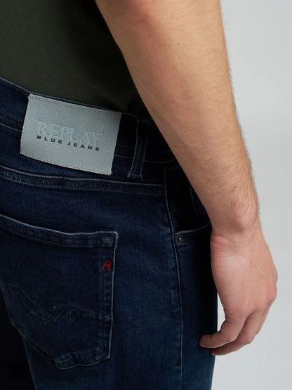 GROVER STRAIGHT-FIT JEANS DARK BLUE