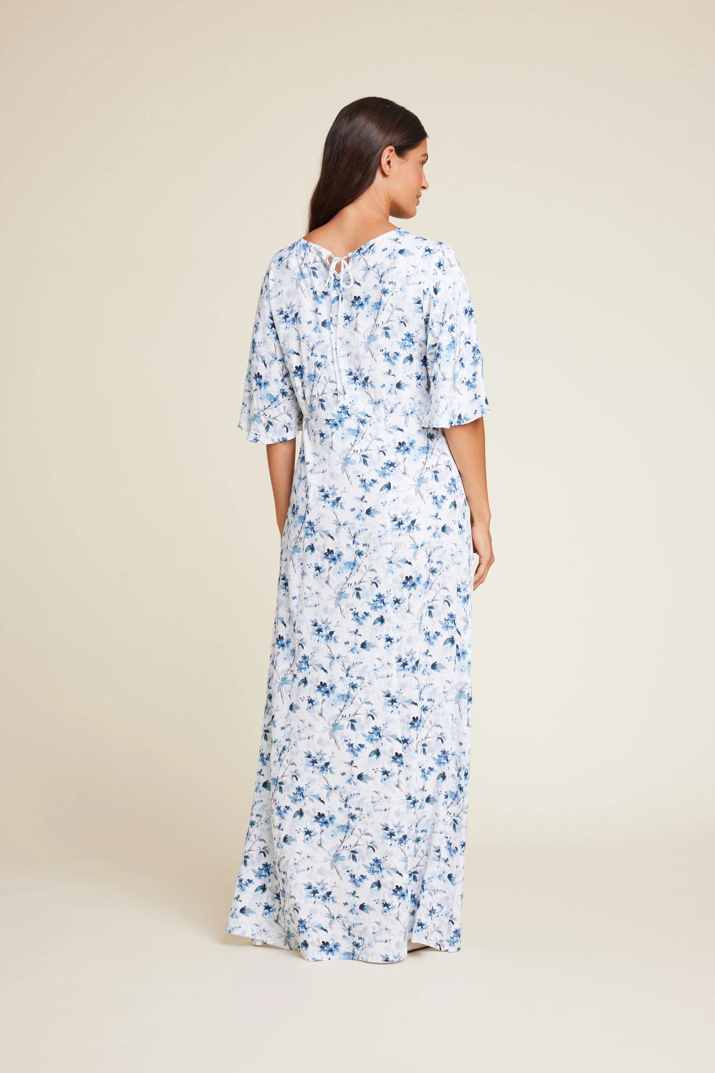 MILLER FLOWER DRESS BLUE