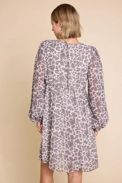 MILLER SHORT LEO DRESS