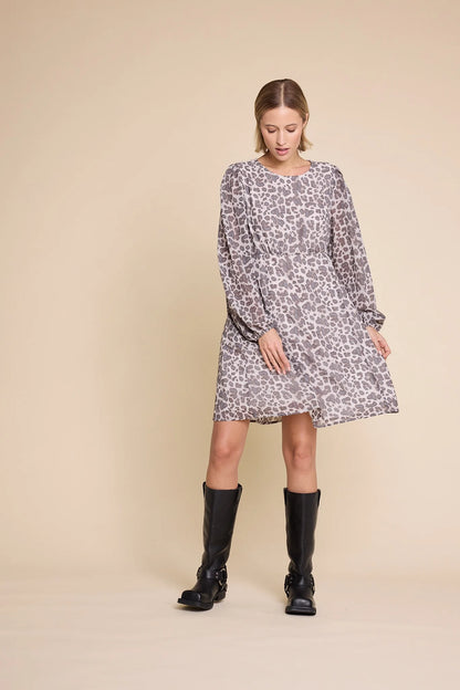 MILLER SHORT LEO DRESS