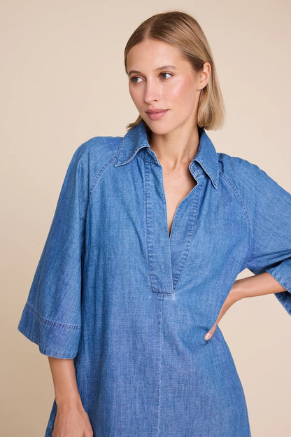 MOMO DENIM DRESS