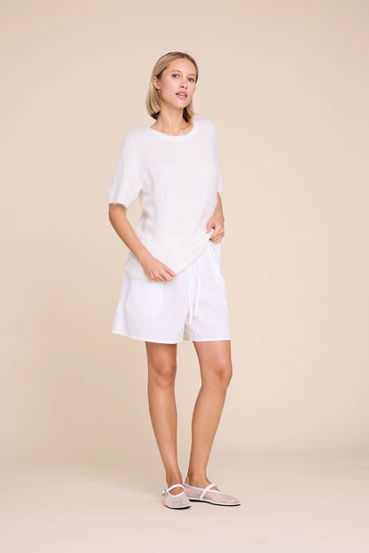 MONROE 24 KNITTED T-SHIRT CREME