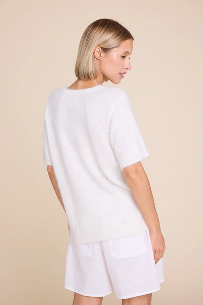 MONROE 24 KNITTED T-SHIRT CREME