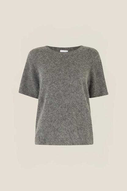MONROE 24 KNITTED T-SHIRT ANTRACITE