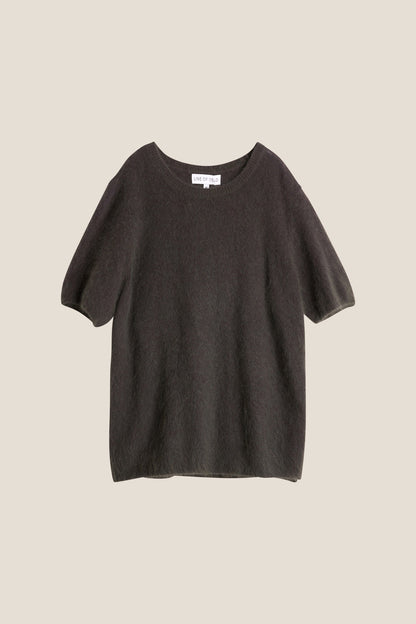 MONROE 24 KNITTED T-SHIRT BROWN