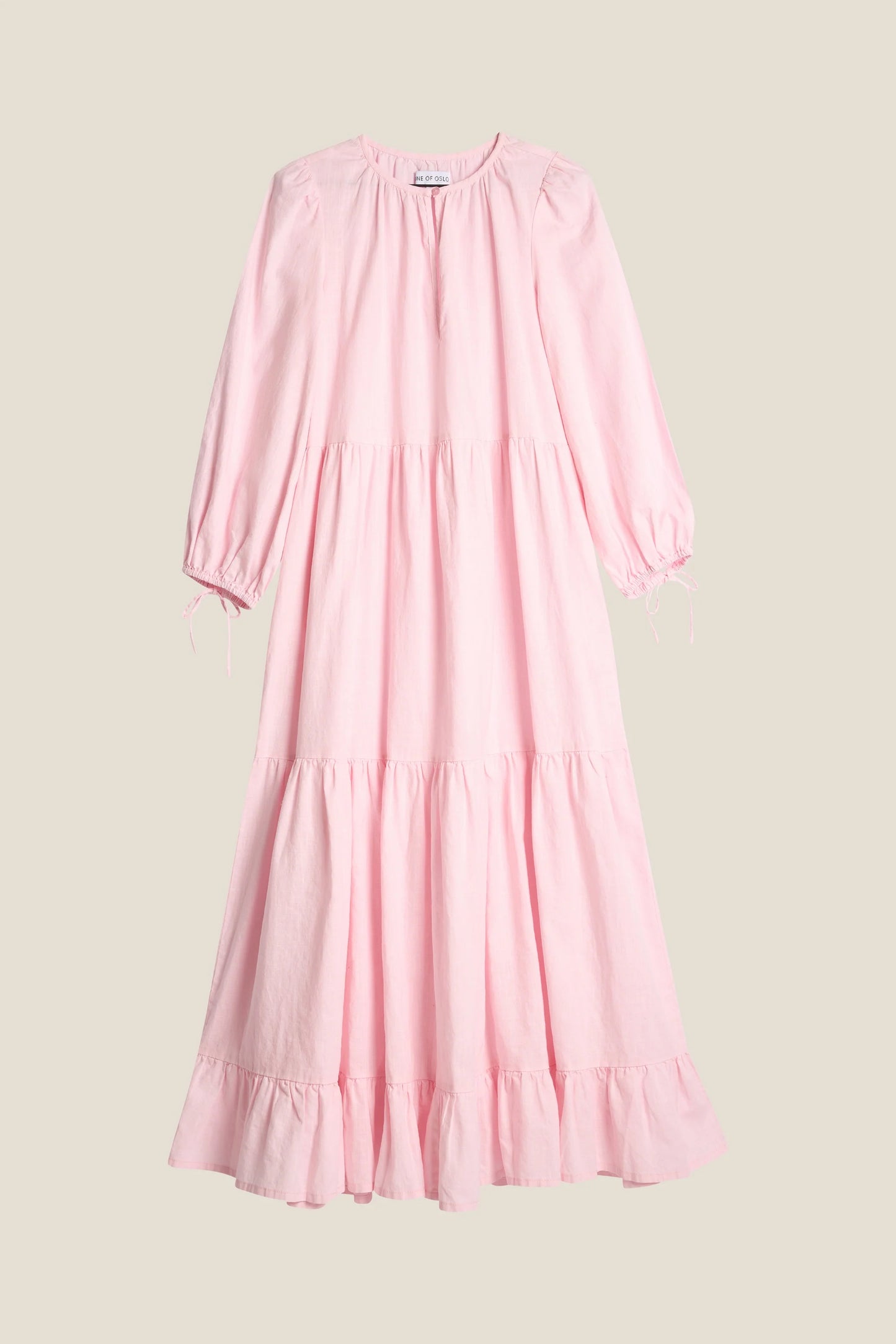 MUSE LINEN DRESS PINK