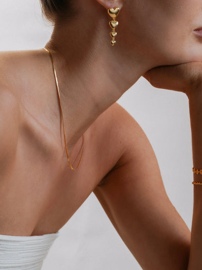 HERRINGBONE NECKLACE GOLD