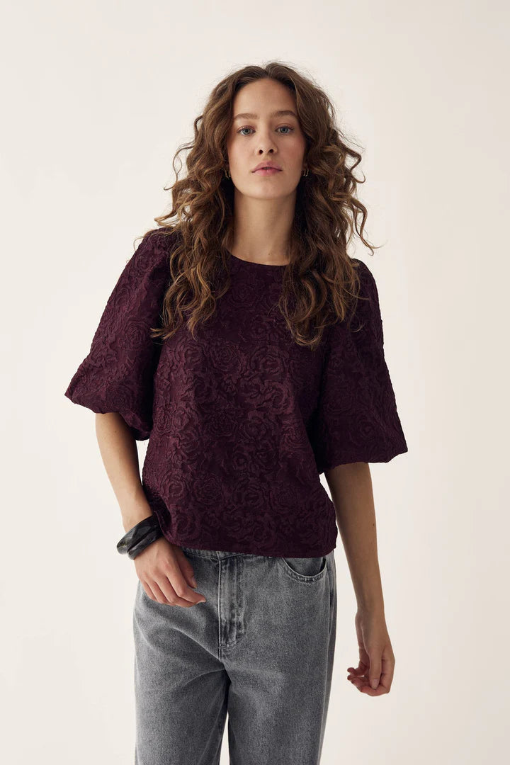 N-SHELLY BLOUSE WINETASTING